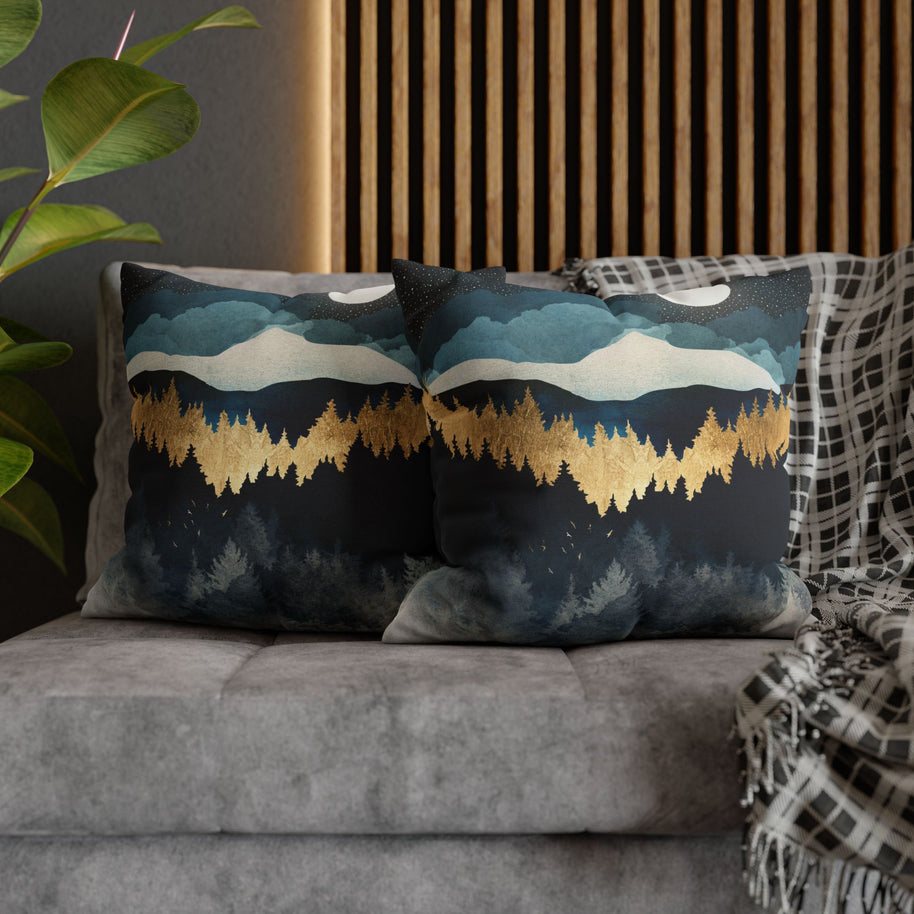 Indigo Night - Decorative Pillow Cover