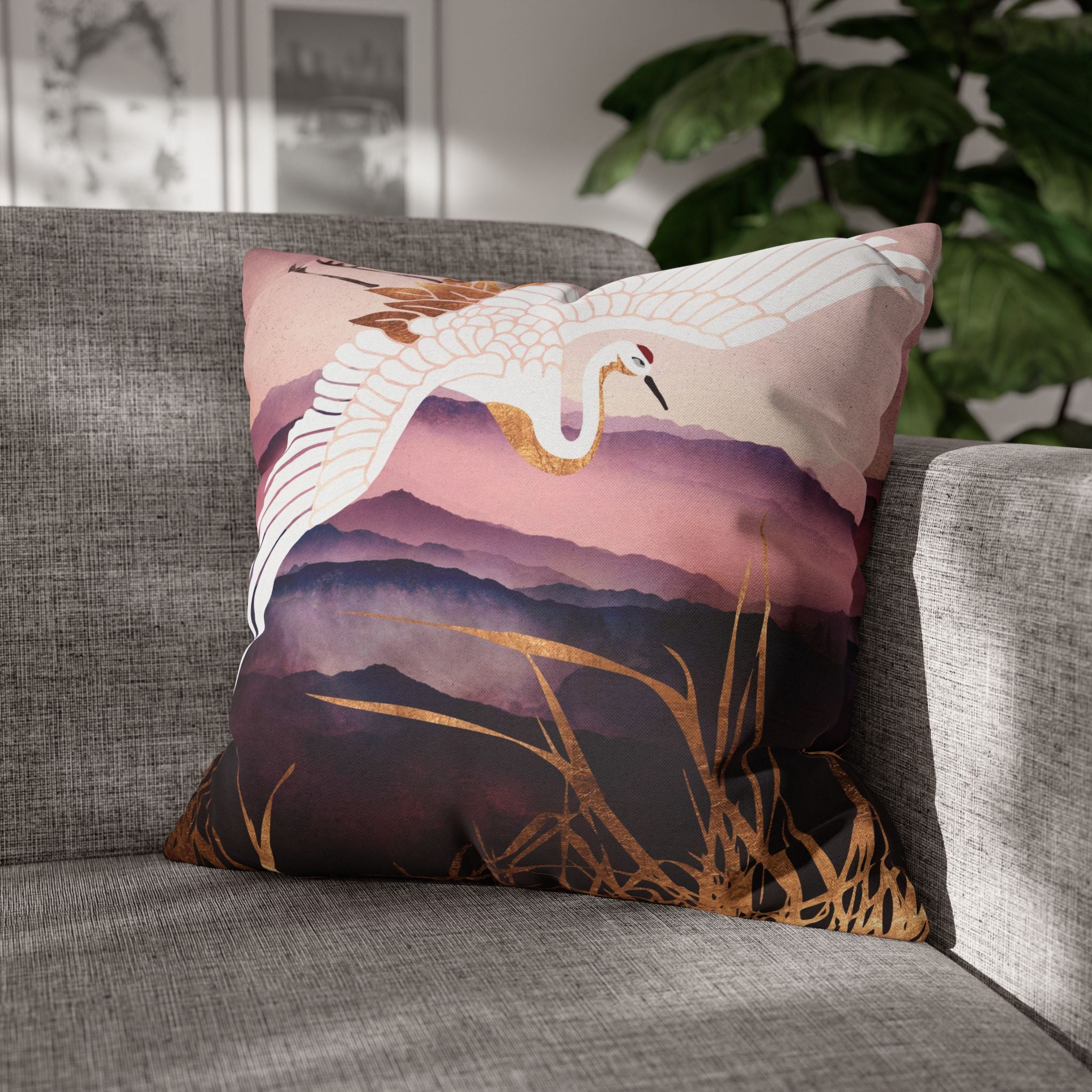 Elegant Flight III  - Decorative Pillow Cover
