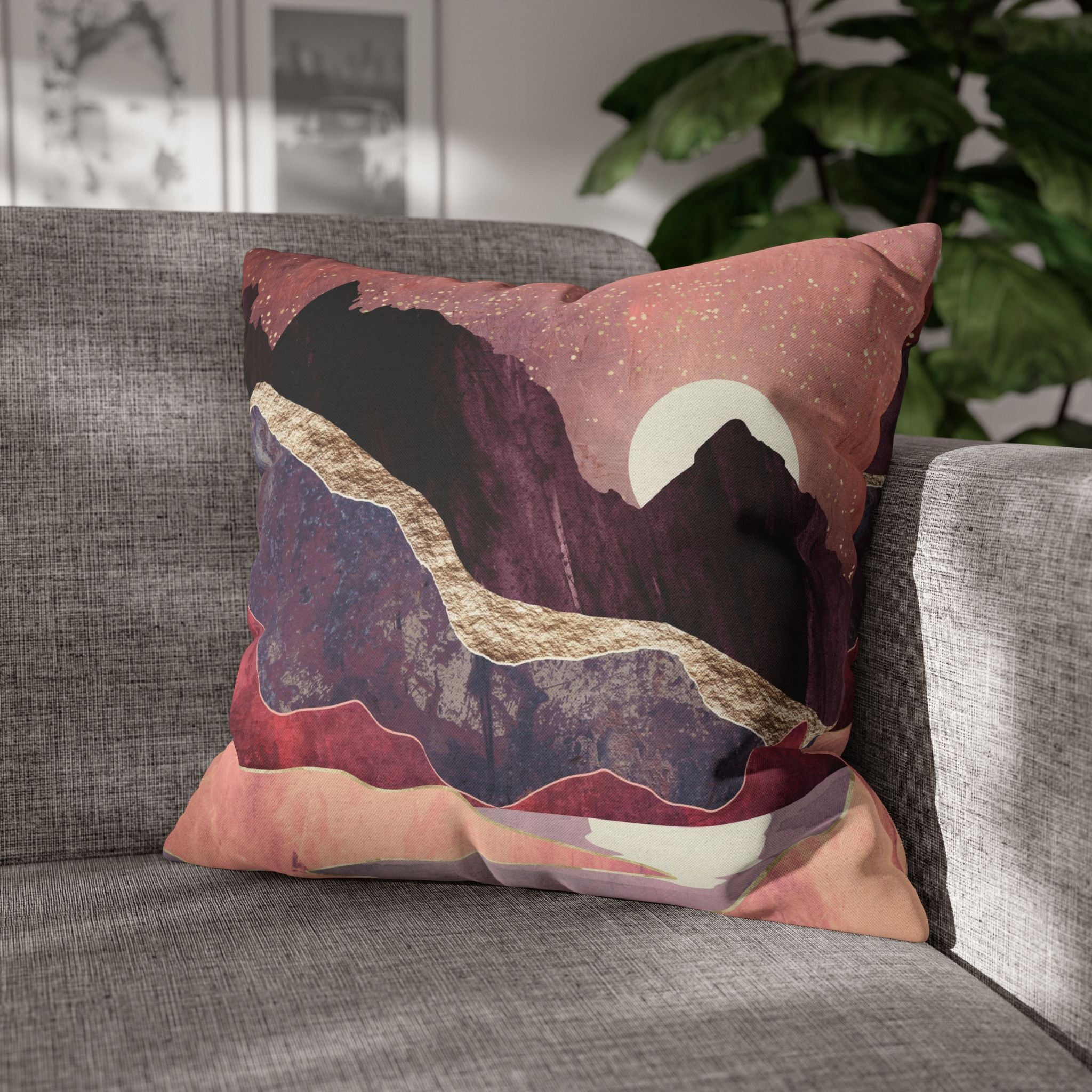 Blush Vista - Decorative Pillow Cover