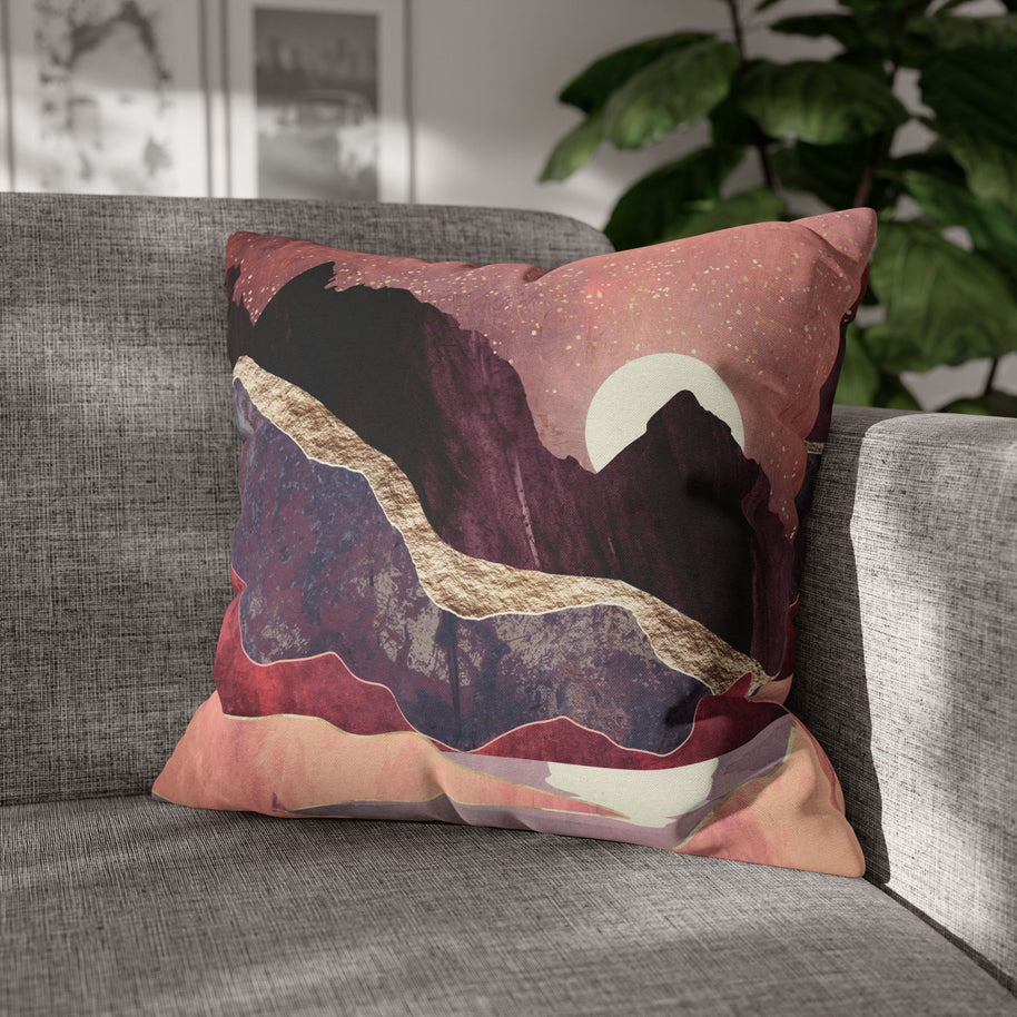 Blush Vista - Decorative Pillow Cover