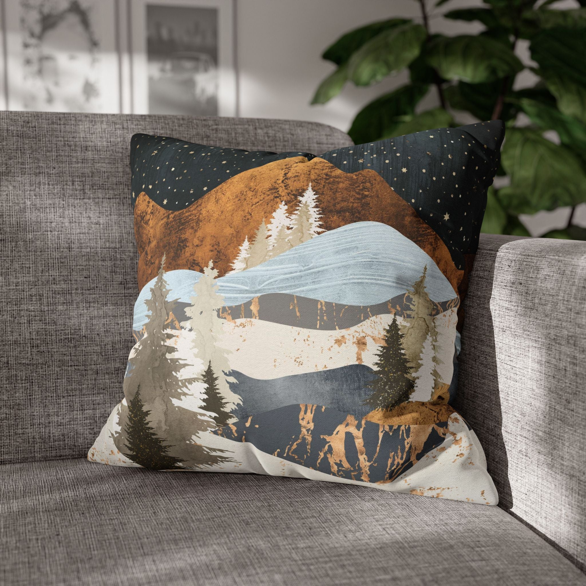 Winter Stars - Decorative Pillow Cover