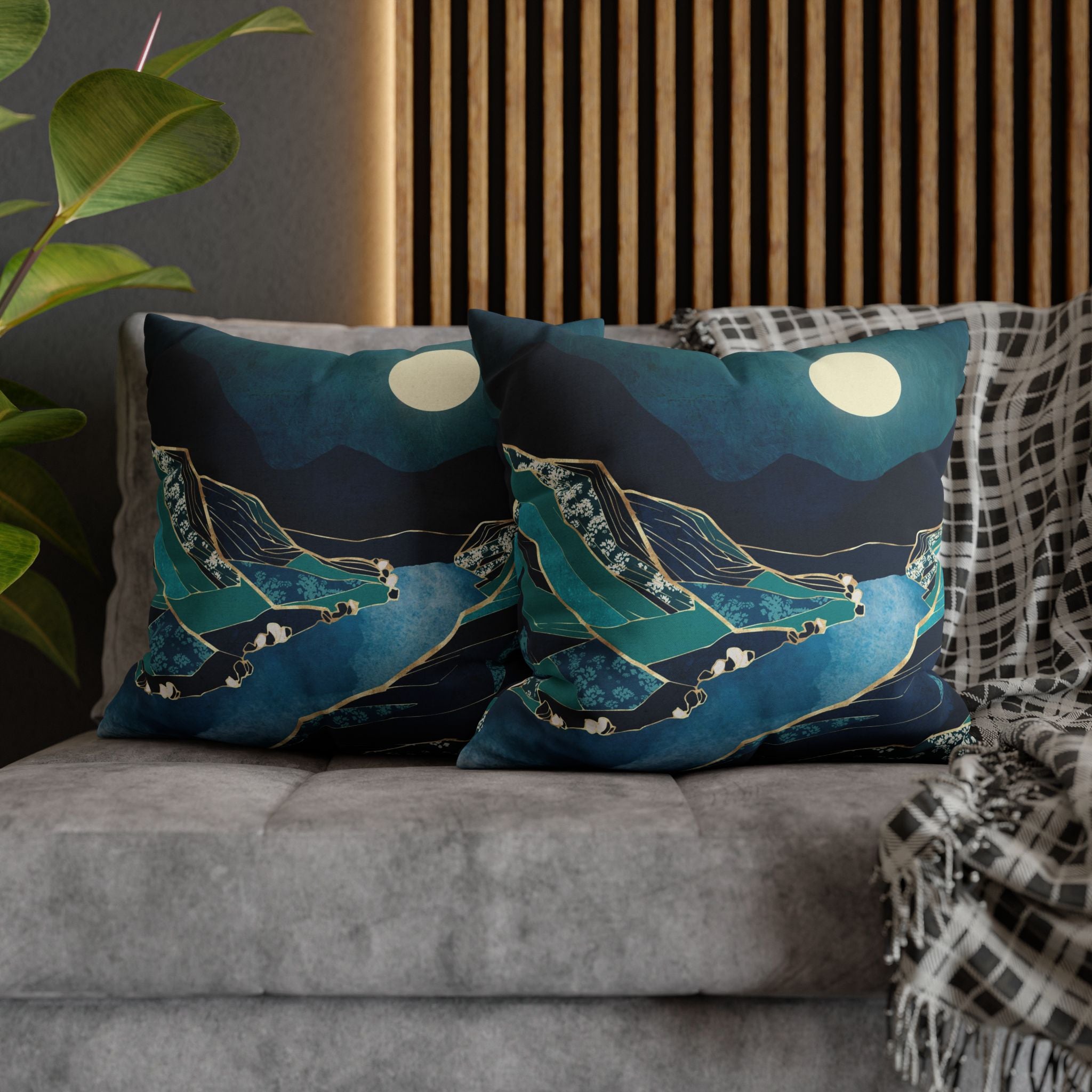 Spring River Night - Decorative Pillow Cover