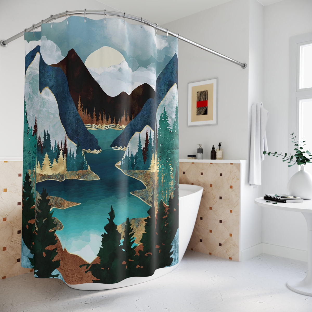River Vista - Shower Curtain