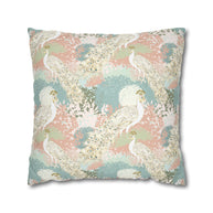 Peacock Garden - Decorative Pillow Cover