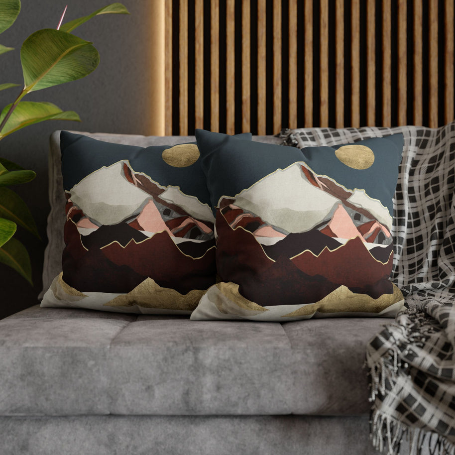 Rustic Mountains - Decorative Pillow Cover