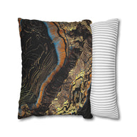 Golden Canyons - Decorative Pillow Cover
