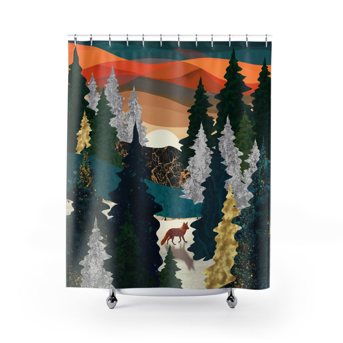 Amber Fox - Shower Curtain
