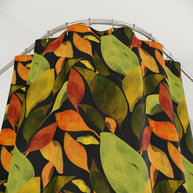 Autumn Leaves Botanical with Charcoal - Shower Curtain