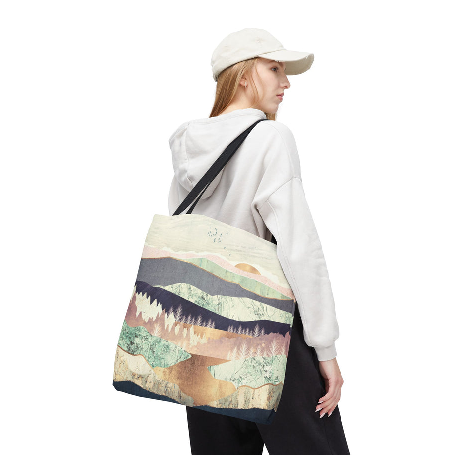 Golden Spring Reflection - Tote Bag