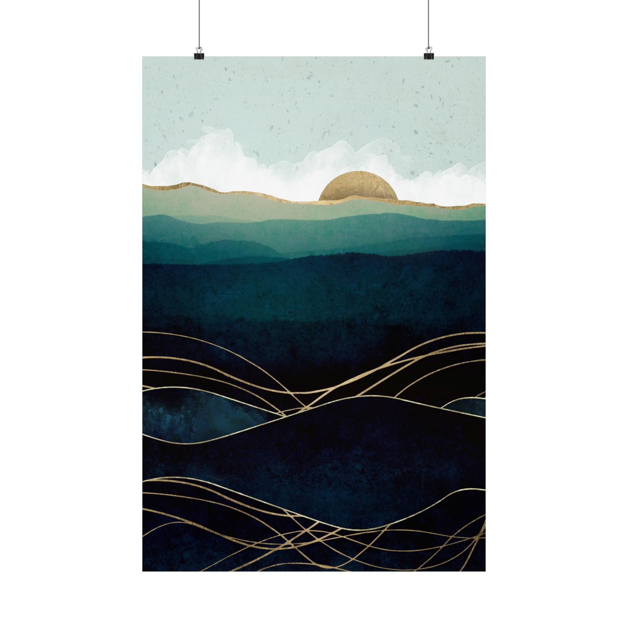 Indigo Waters - Poster Print - No Frame