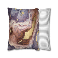 Mauve Agate - Decorative Pillow Cover