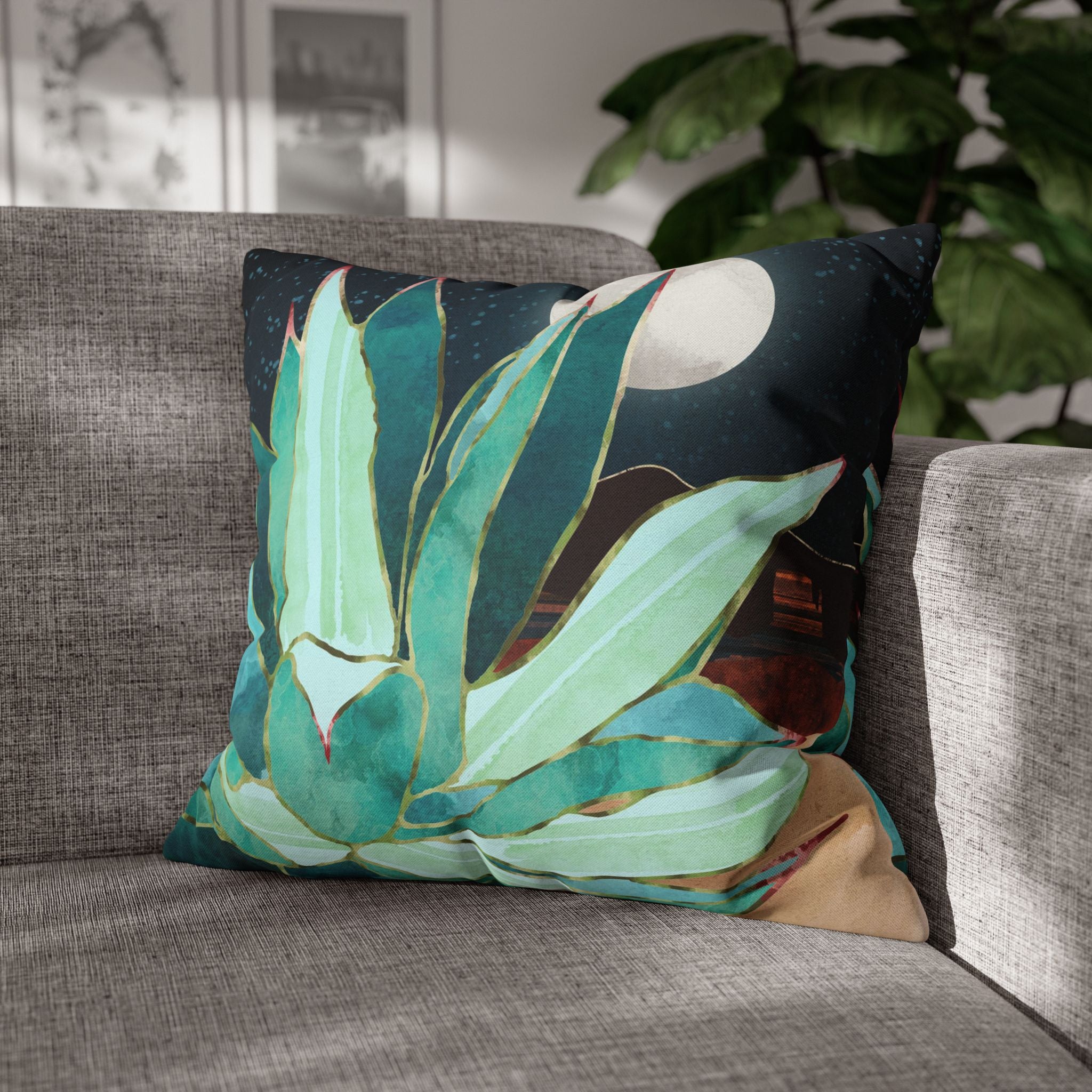 Desert Agave - Decorative Pillow Cover