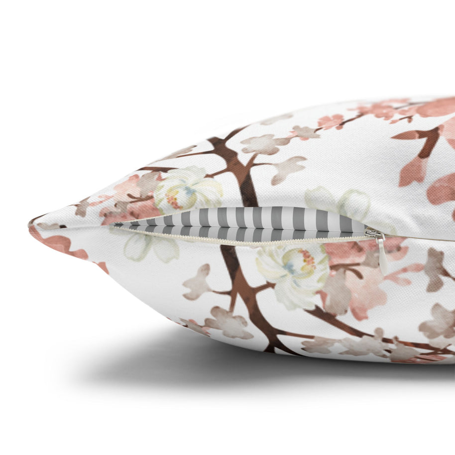 Botanical Blossoms with White - Decorative Pillow Cover