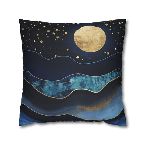 Golden Moon - Decorative Pillow Cover