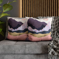 Mauve Mist - Decorative Pillow Cover