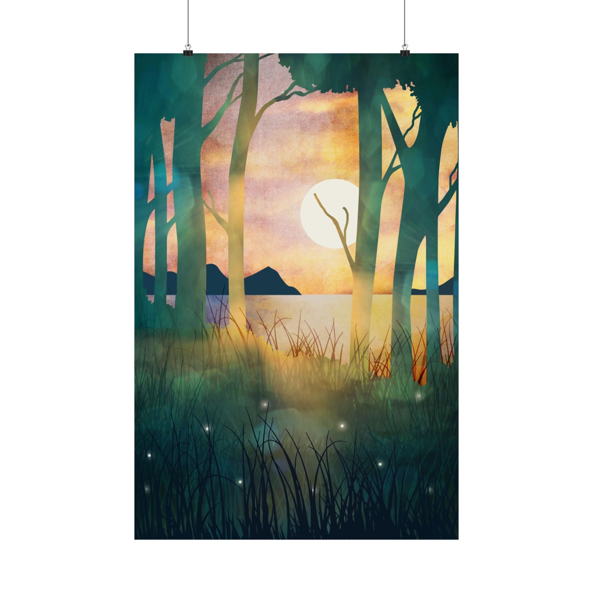 Autumn Evening - Poster Print - No Frame