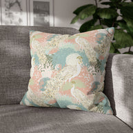 Peacock Garden - Decorative Pillow Cover