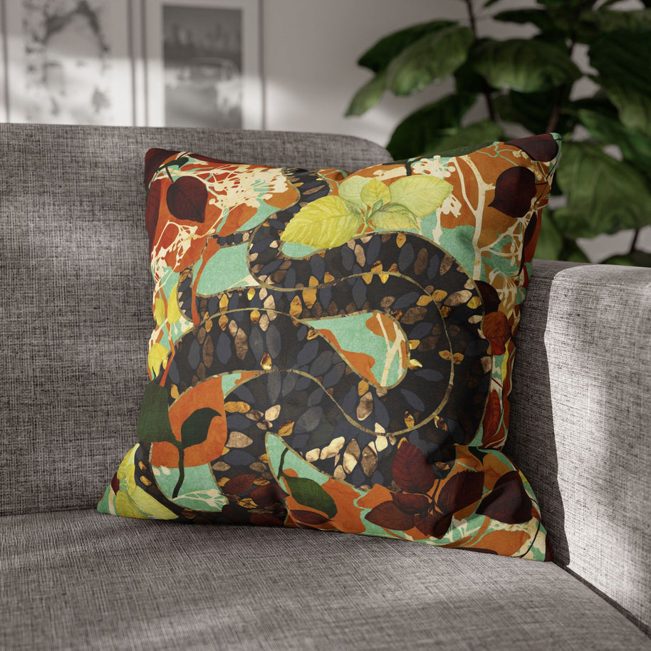 Fall Serpent Garden - Decorative Pillow Cover
