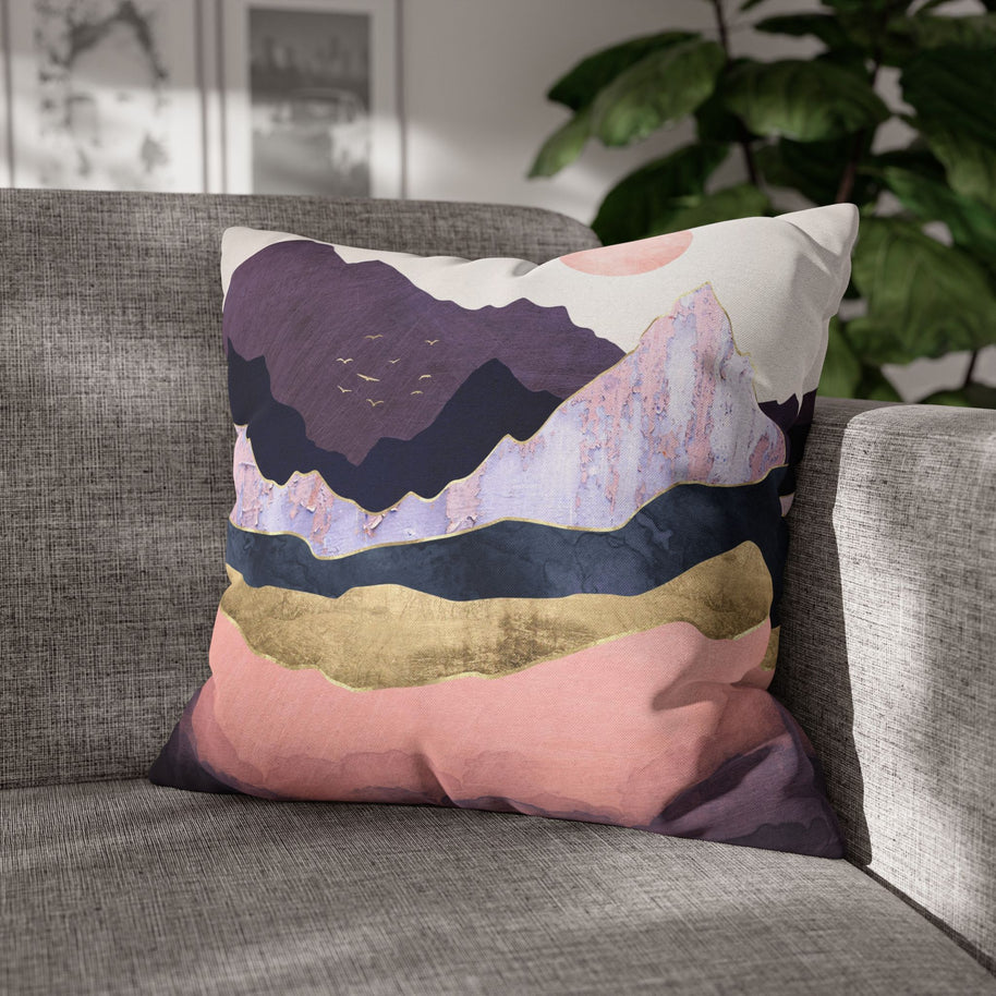 Mauve Mist - Decorative Pillow Cover