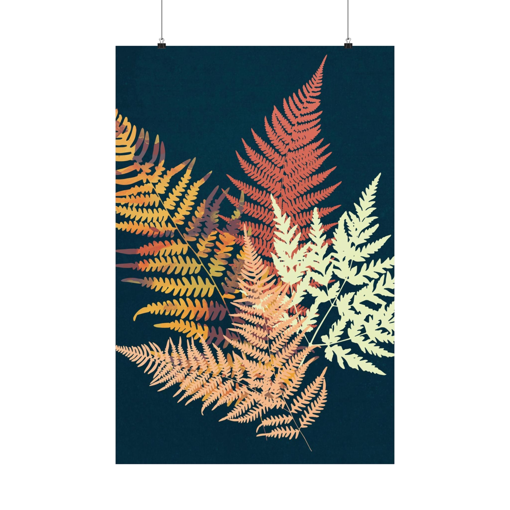 Autumn Fern - Poster Print - No Frame
