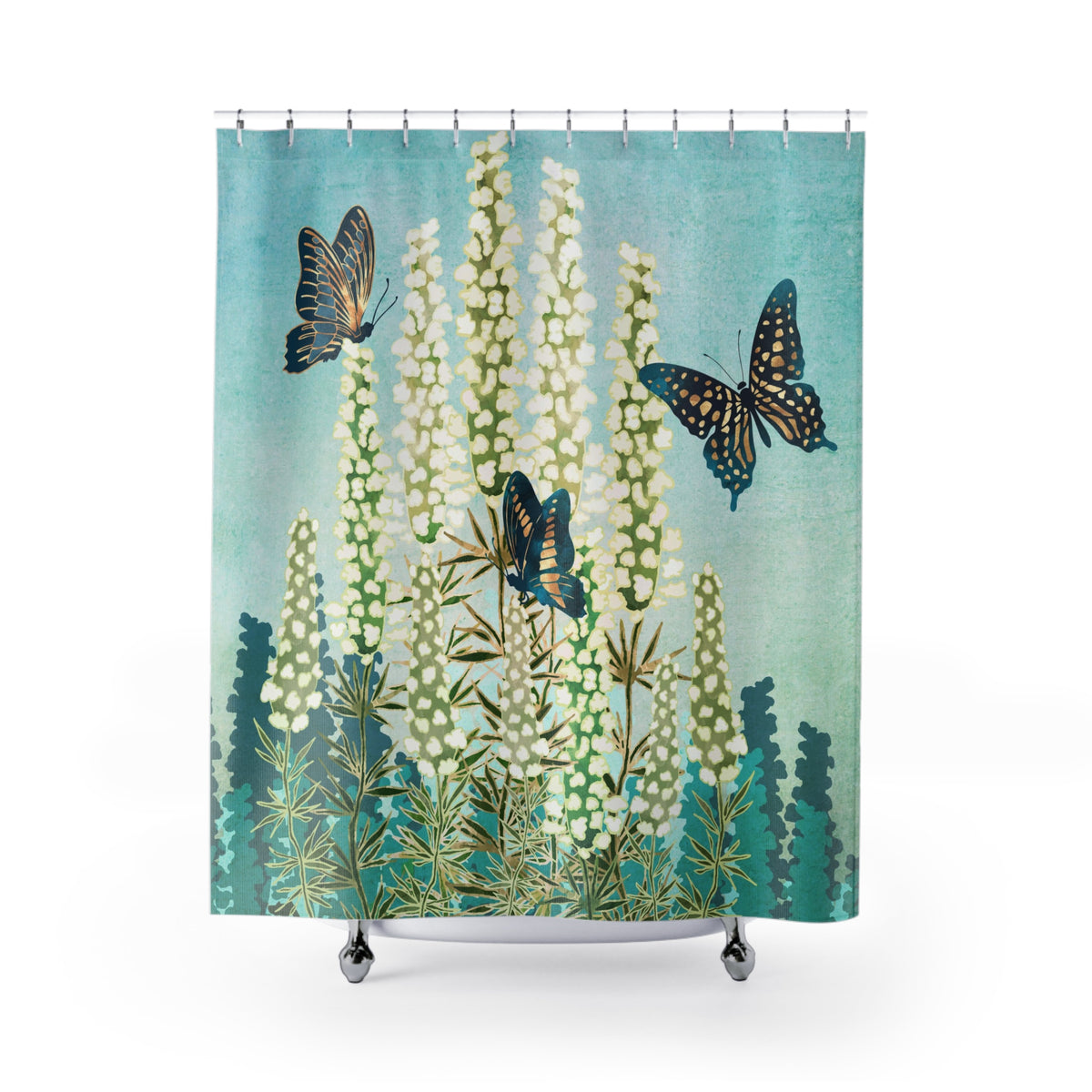 Butterfly Garden - Shower Curtain