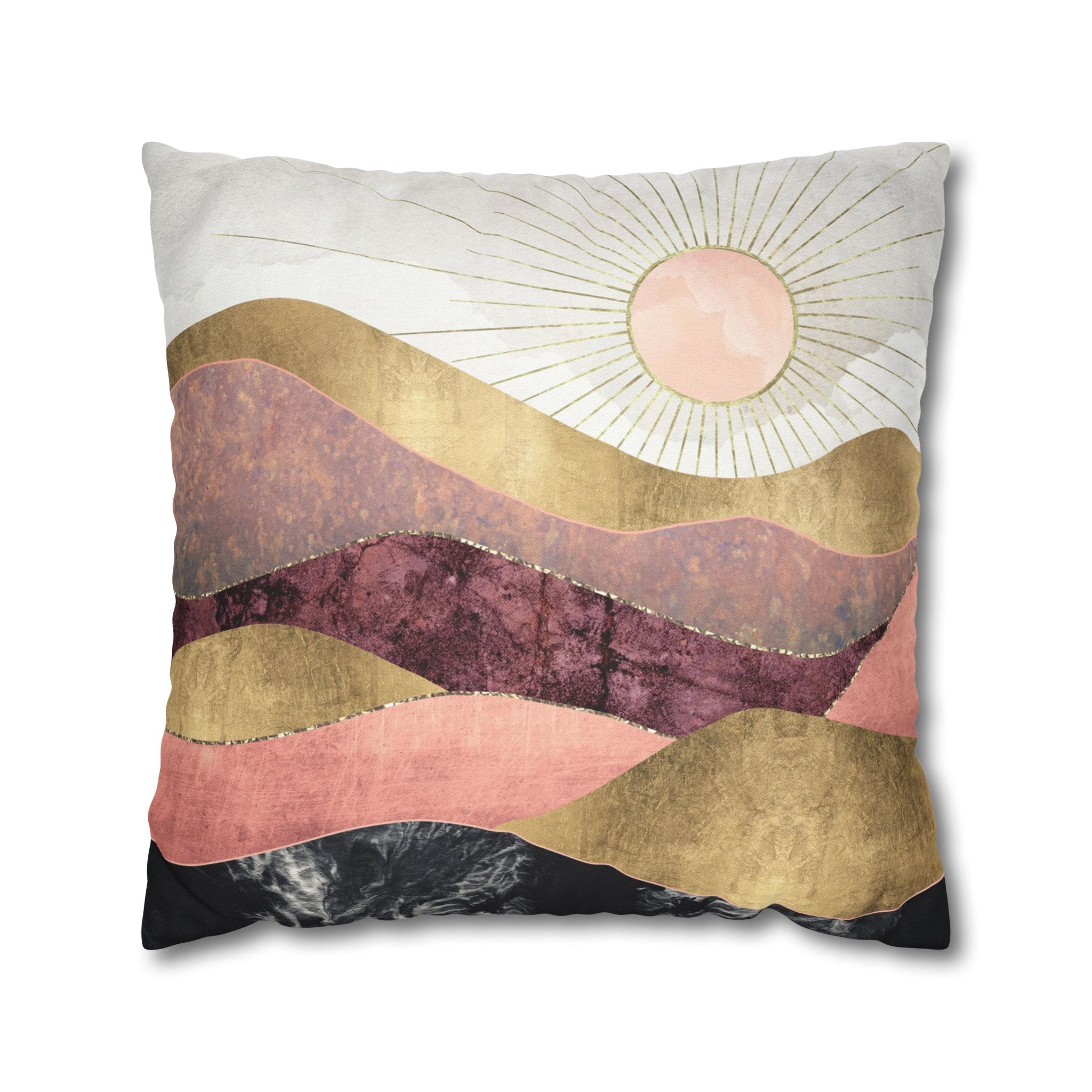 Blush Sun - Decorative Pillow Cover