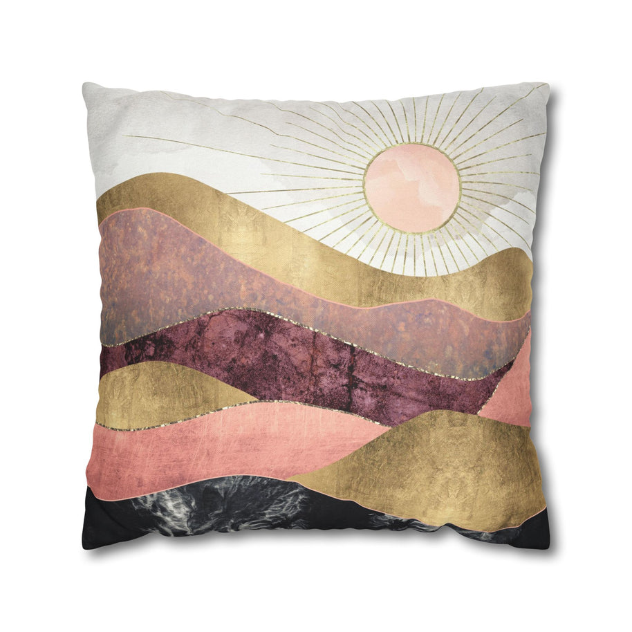Blush Sun - Decorative Pillow Cover