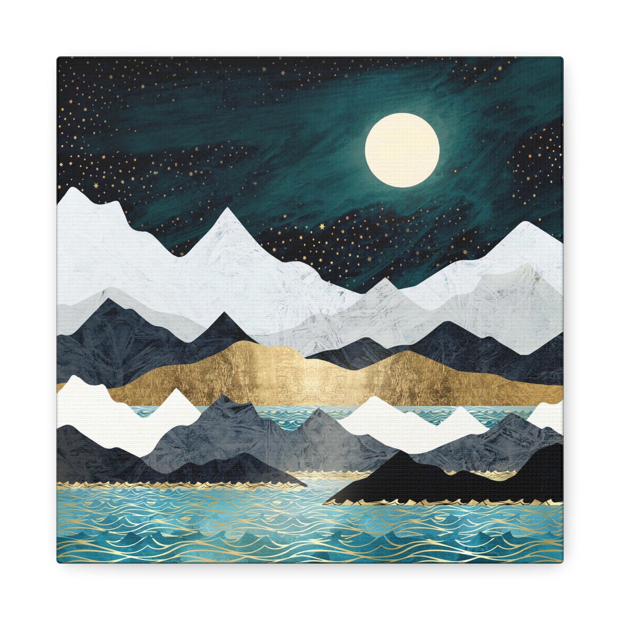 Ocean Stars Matte Canvas, Stretched, No Frame