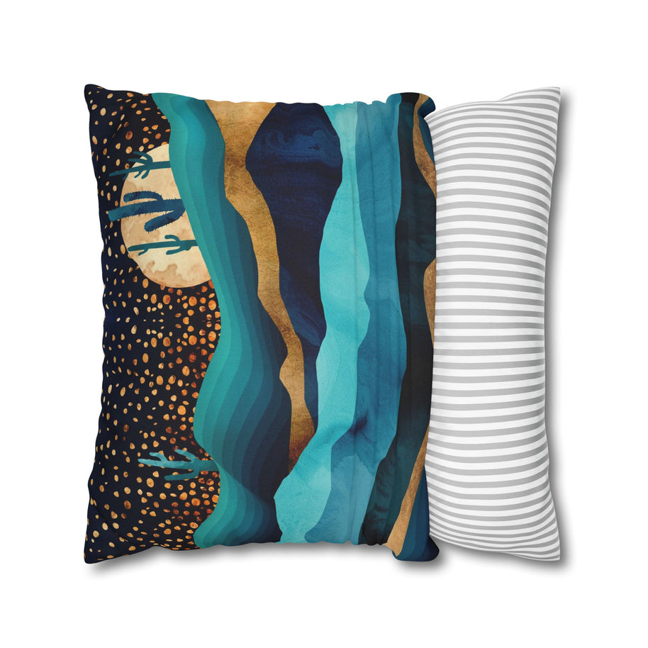 Indigo Desert Night - Decorative Pillow Cover