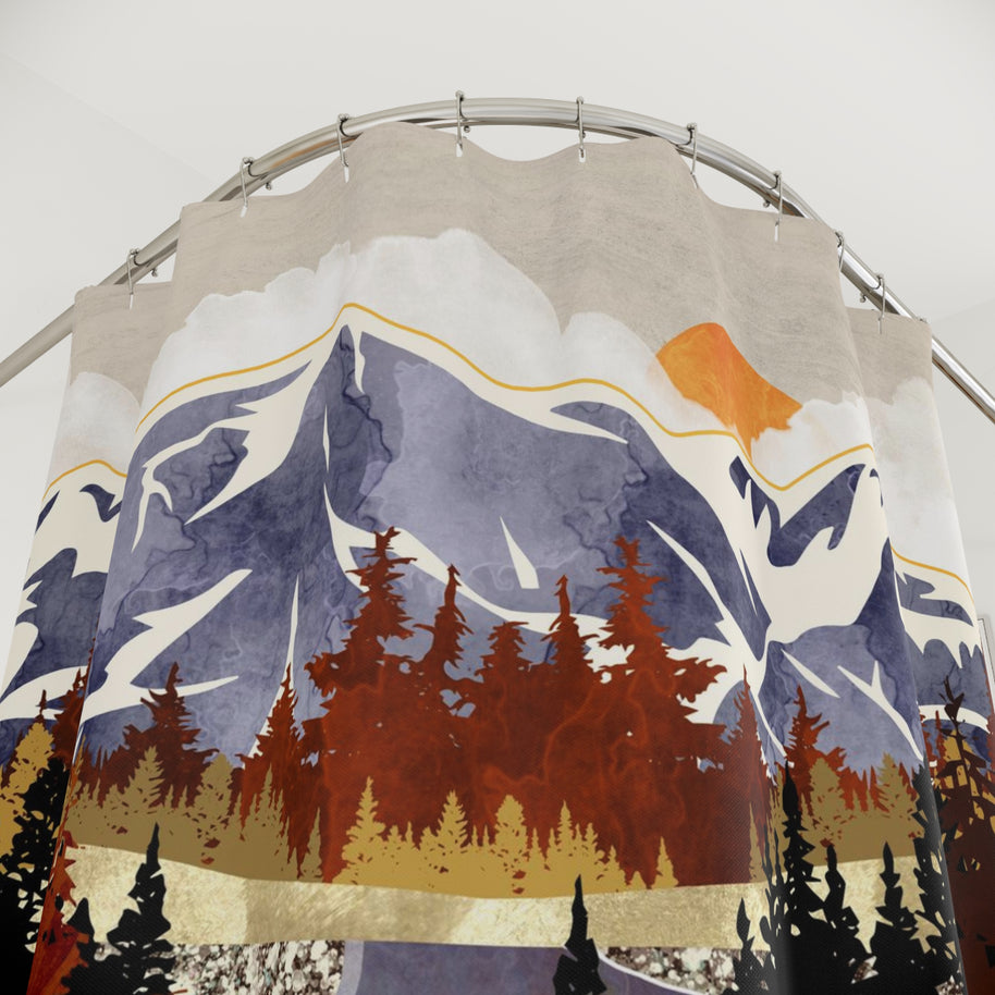 Autumn River - Shower Curtain