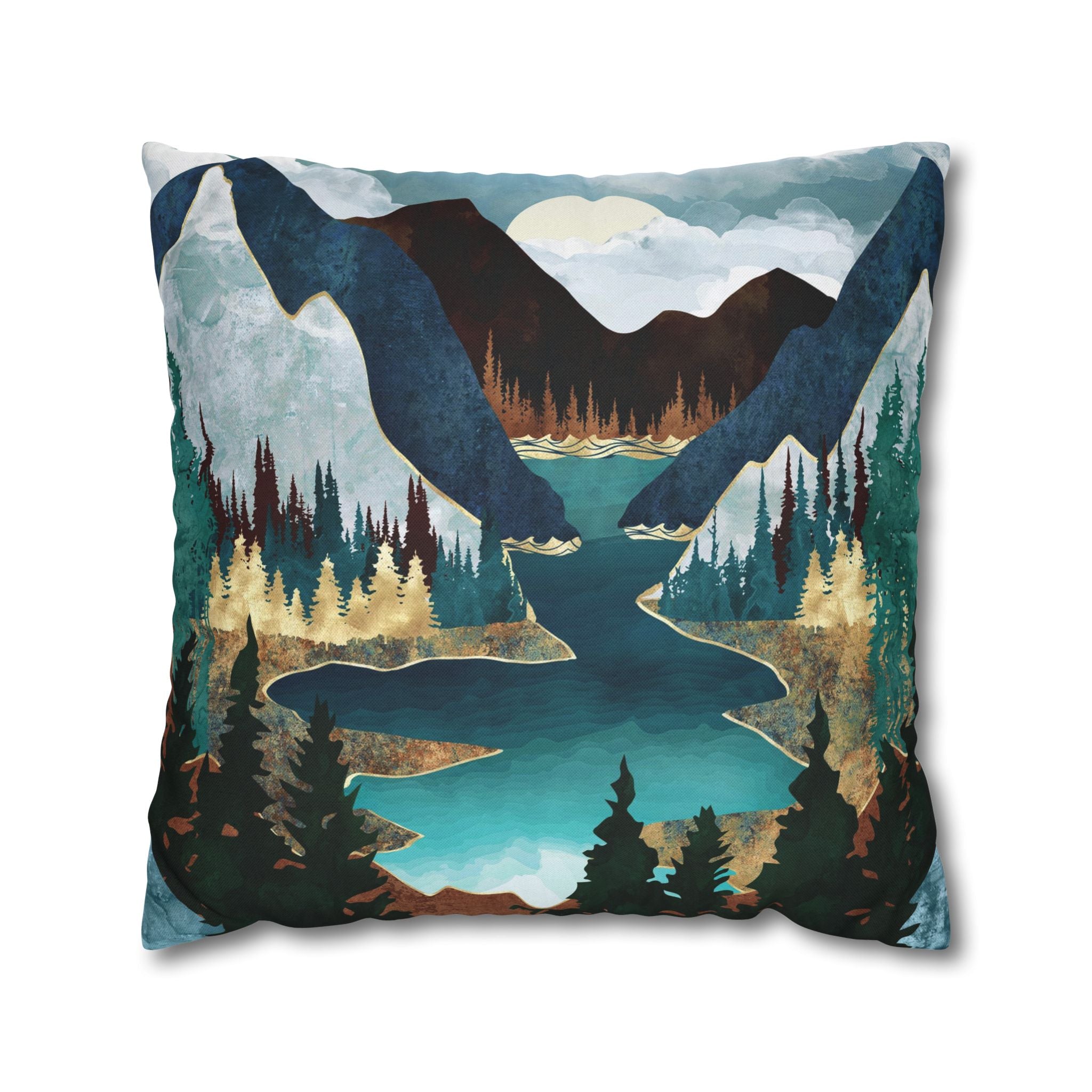 River Vista - Decorative Pillow Cover