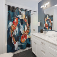 Metallic Koi II - Shower Curtain