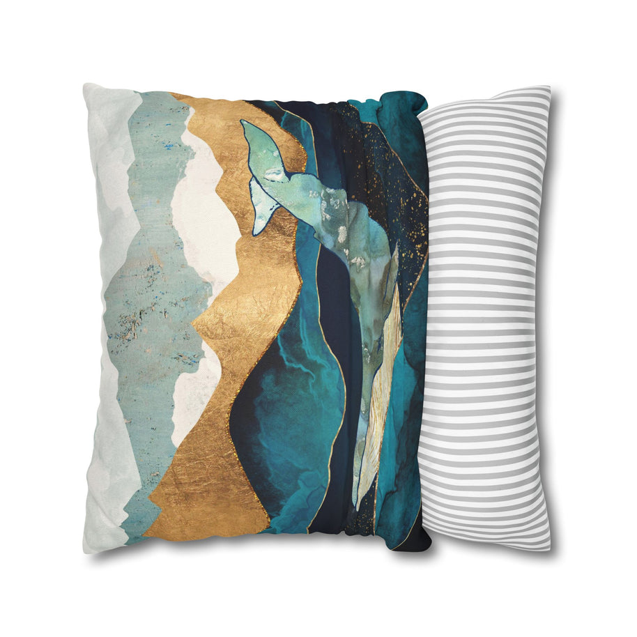 Blue Whale  - Decorative Pillow Cover