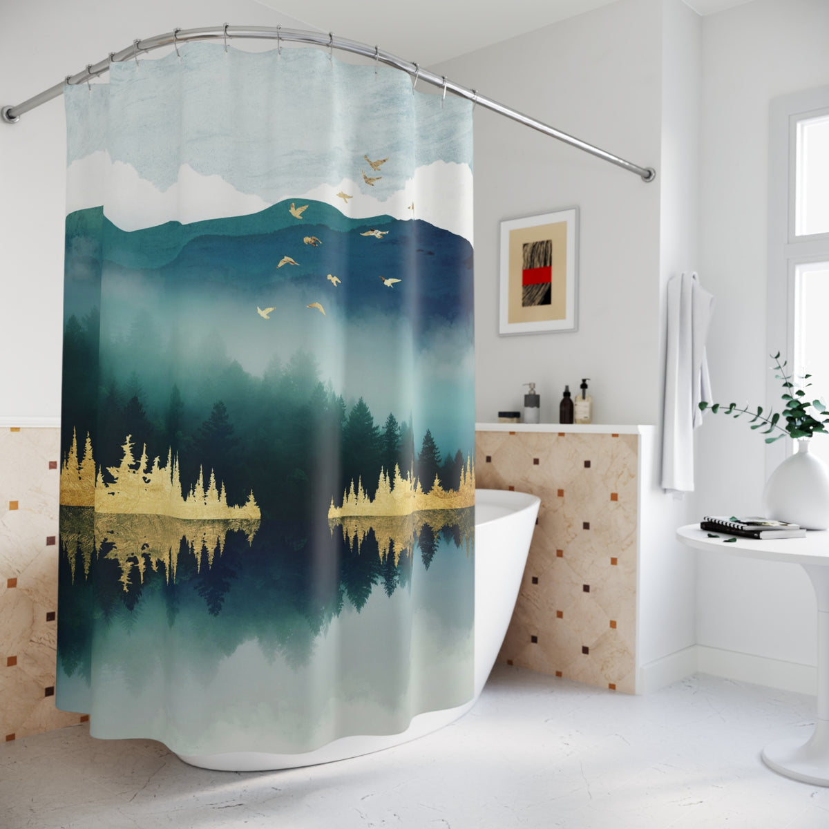 Mist Reflection - Shower Curtain