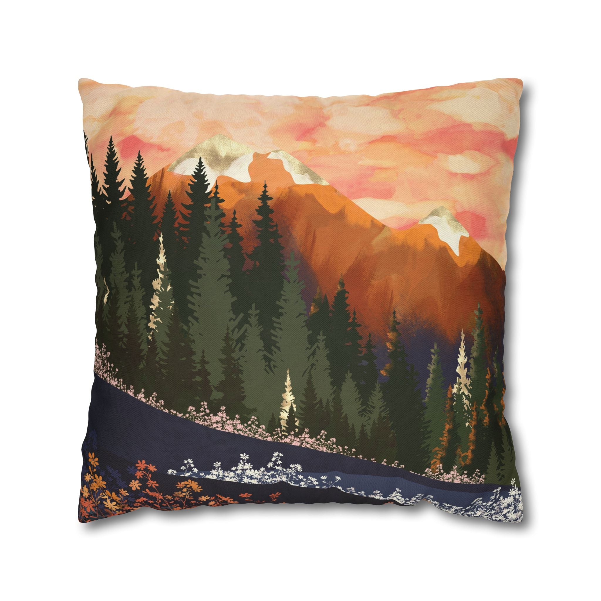 Mountain Dusk - Decorative Pillow Cover