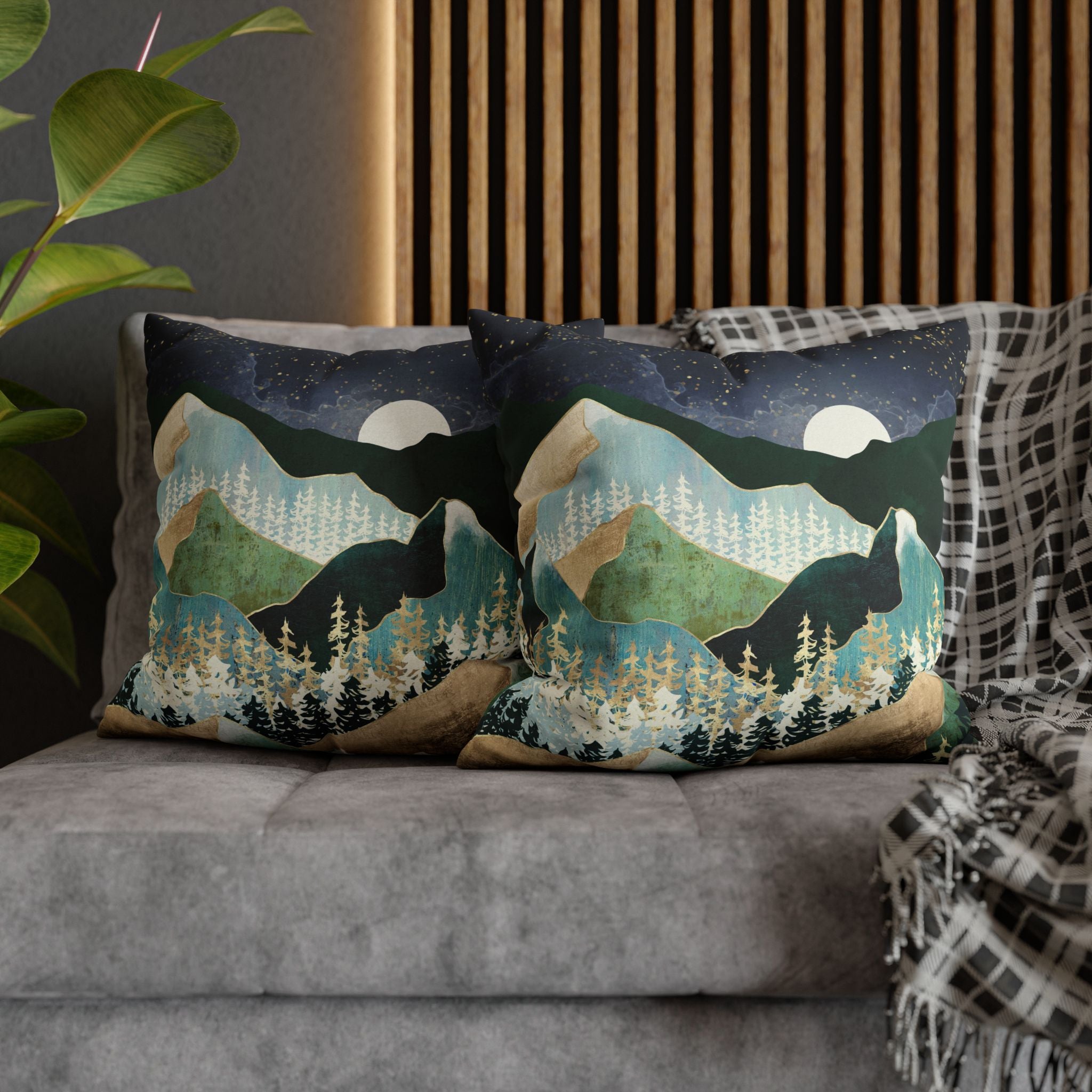 Spring Night Vista - Decorative Pillow Cover