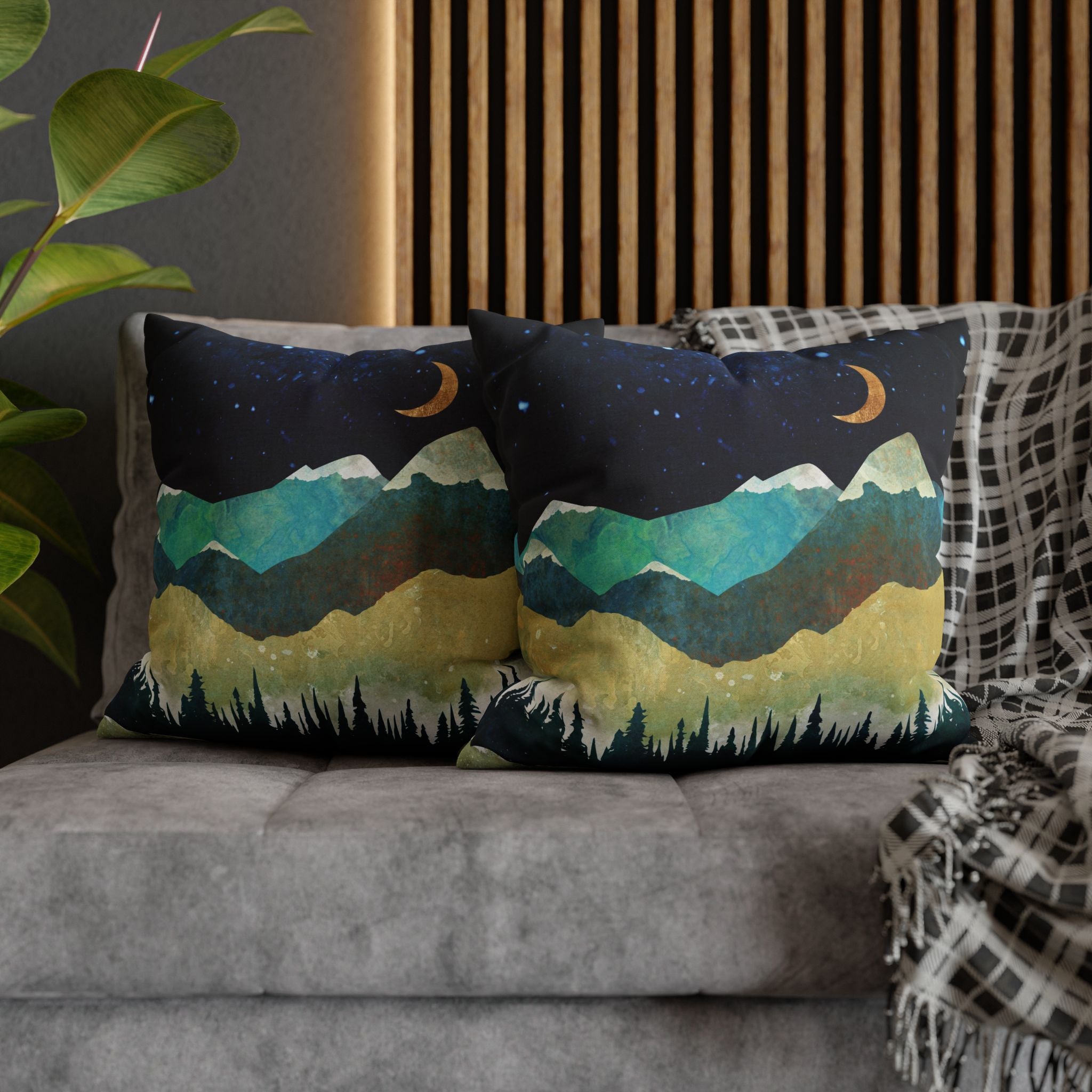 Snowy Night - Decorative Pillow Cover