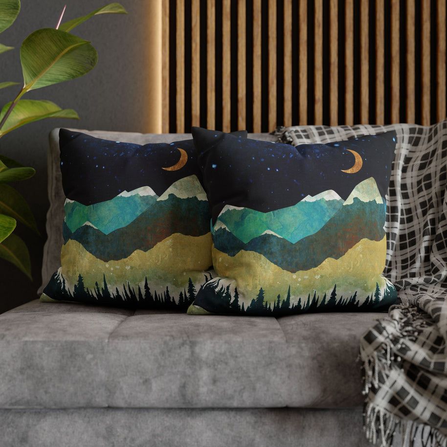 Snowy Night - Decorative Pillow Cover