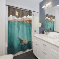 Light Beneath - Shower Curtain