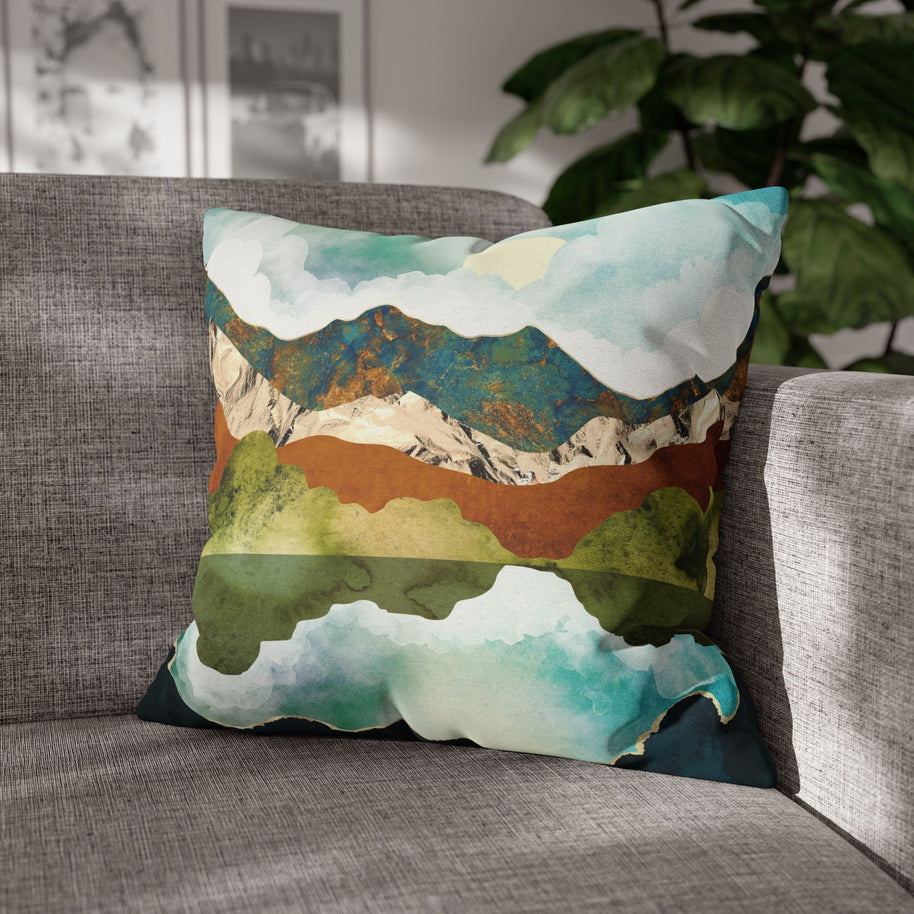 Spring Mountains - Decorative Pillow Cover