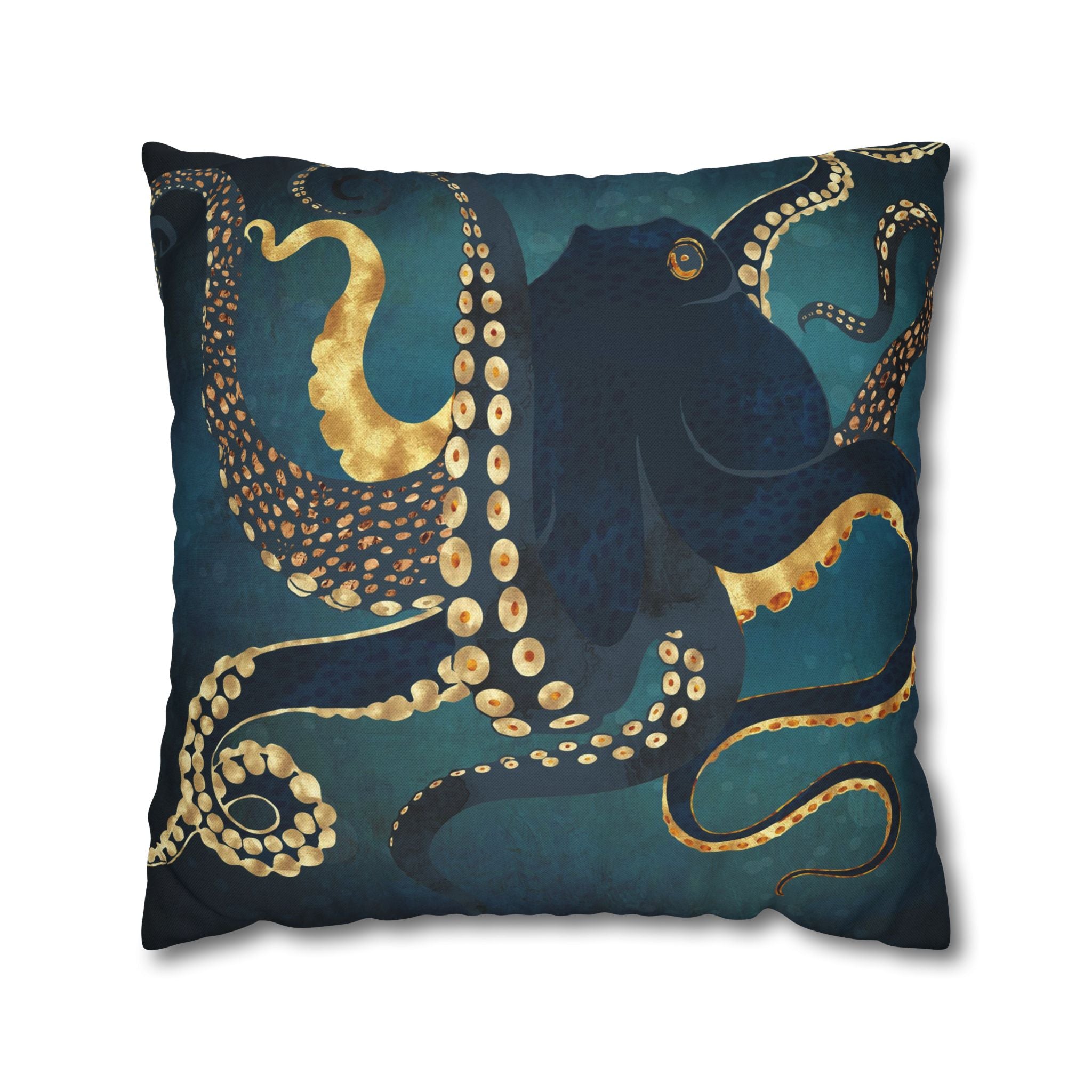 Metallic Octopus IV - Decorative Pillow Cover