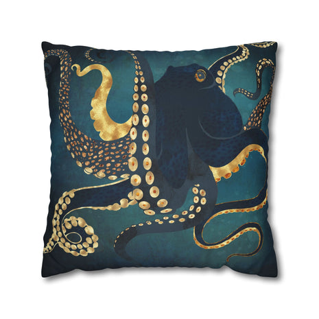 Metallic Octopus IV - Decorative Pillow Cover