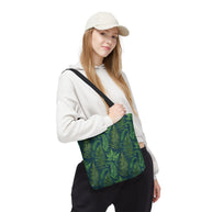 Ferns and Navy - Tote Bag