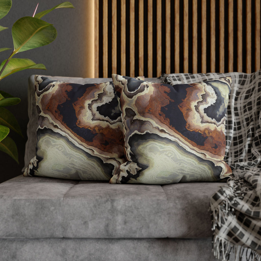 Ivory Agate - Decorative Pillow Cover