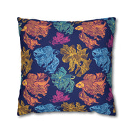 Betta Fish Pattern-Color Pop Version - Decorative Pillow Cover