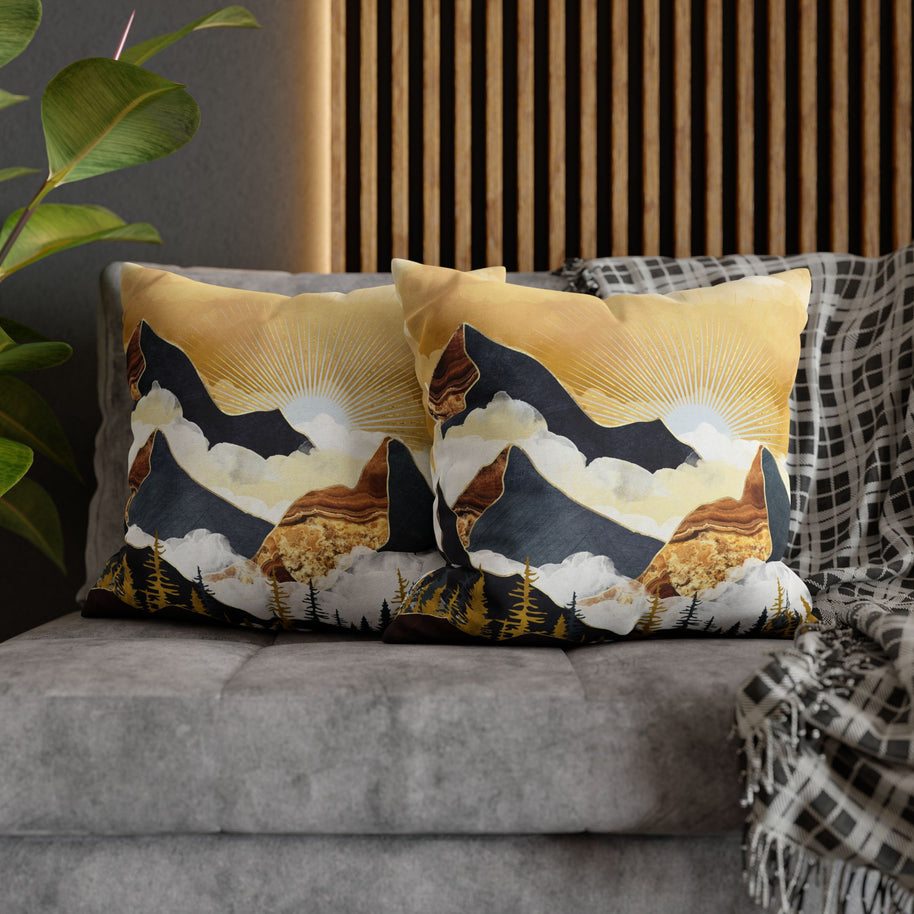 Misty Peaks - Decorative Pillow Cover