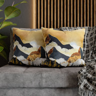 Misty Peaks - Decorative Pillow Cover