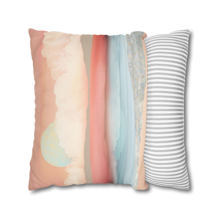 Mint Moon Beach - Decorative Pillow Cover