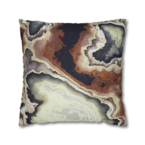 Ivory Agate - Decorative Pillow Cover