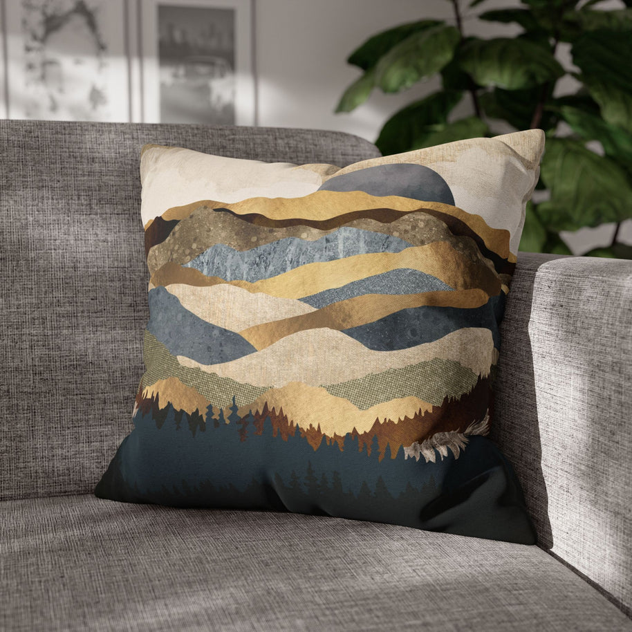 Golden Vista - Decorative Pillow Cover